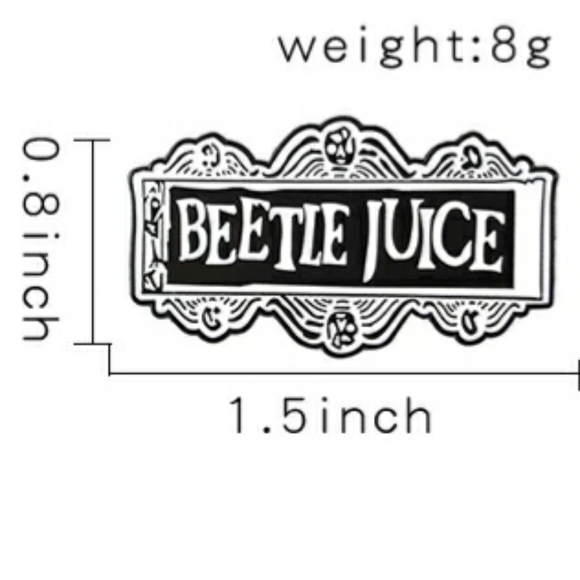 ⚡CLEARANCE⚡Beetle Juice Banner Fashion Pin - Picture 4 of 8